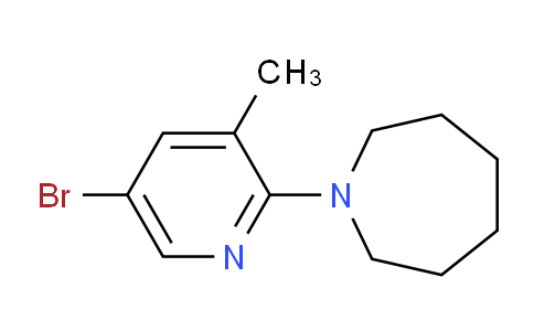 CAS No. 1220017-05-9, 1-(5-Bromo-3-methylpyridin-2-yl)azepane