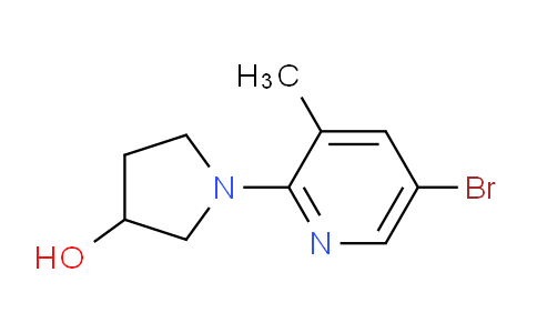 CAS No. 1220016-99-8, 1-(5-Bromo-3-methylpyridin-2-yl)pyrrolidin-3-ol