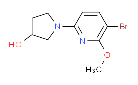 CAS No. 1467061-86-4, 1-(5-Bromo-6-methoxypyridin-2-yl)pyrrolidin-3-ol