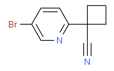 CAS No. 485828-81-7, 1-(5-Bromopyridin-2-yl)cyclobutanecarbonitrile