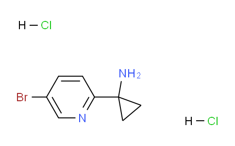 CAS No. 1384265-23-9, 1-(5-Bromopyridin-2-yl)cyclopropanamine dihydrochloride