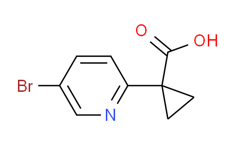 CAS No. 827628-42-2, 1-(5-Bromopyridin-2-yl)cyclopropanecarboxylic acid