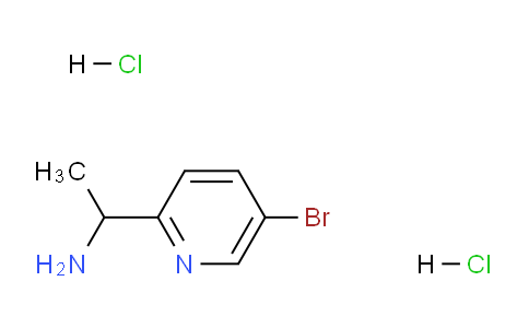 CAS No. 1956322-54-5, 1-(5-Bromopyridin-2-yl)ethanamine dihydrochloride