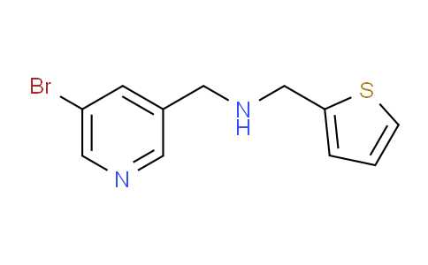 CAS No. 1178049-92-7, 1-(5-Bromopyridin-3-yl)-N-(thiophen-2-ylmethyl)methanamine