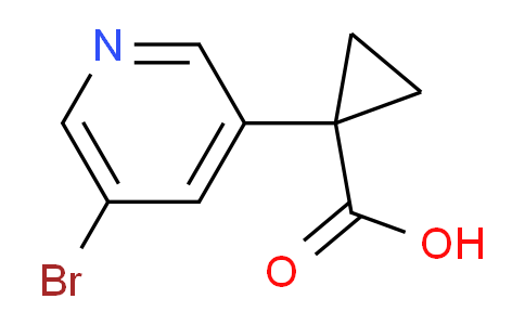 CAS No. 1255871-41-0, 1-(5-Bromopyridin-3-yl)cyclopropanecarboxylic acid