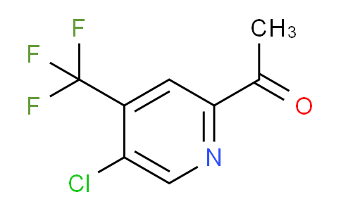 CAS No. 1256821-90-5, 1-(5-Chloro-4-(trifluoromethyl)pyridin-2-yl)ethanone
