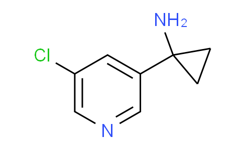 CAS No. 1256787-09-3, 1-(5-Chloropyridin-3-yl)cyclopropanamine