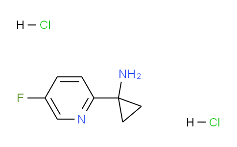 CAS No. 1384264-25-8, 1-(5-Fluoropyridin-2-yl)cyclopropanamine dihydrochloride