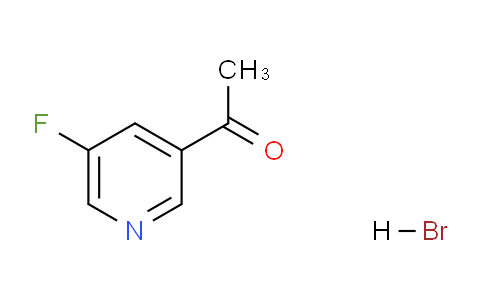 CAS No. 1203710-42-2, 1-(5-Fluoropyridin-3-yl)ethanone hydrobromide
