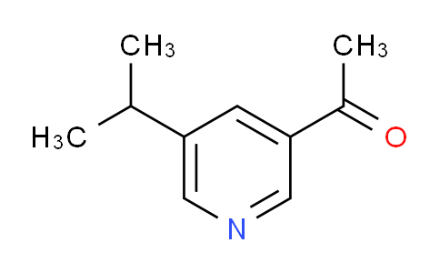 CAS No. 42972-49-6, 1-(5-Isopropylpyridin-3-yl)ethanone
