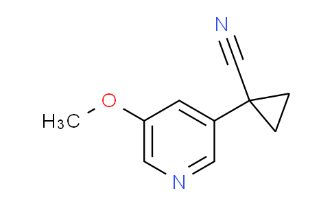 CAS No. 1447607-30-8, 1-(5-Methoxypyridin-3-yl)cyclopropanecarbonitrile