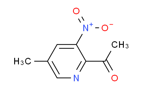 CAS No. 1416713-47-7, 1-(5-Methyl-3-nitropyridin-2-yl)ethanone
