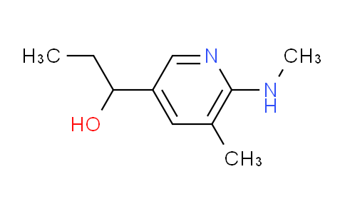 CAS No. 1355174-16-1, 1-(5-Methyl-6-(methylamino)pyridin-3-yl)propan-1-ol