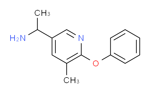CAS No. 1355179-90-6, 1-(5-Methyl-6-phenoxypyridin-3-yl)ethanamine