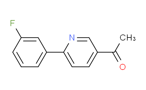 CAS No. 1216541-77-3, 1-(6-(3-Fluorophenyl)pyridin-3-yl)ethanone