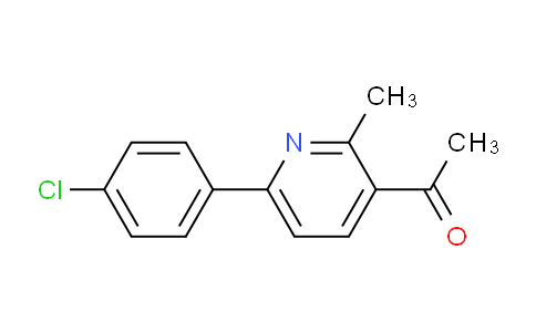 CAS No. 36175-15-2, 1-(6-(4-Chlorophenyl)-2-methylpyridin-3-yl)ethan-1-one