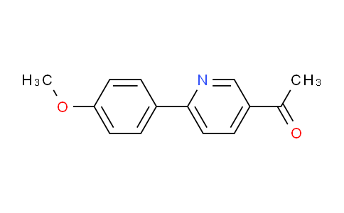 CAS No. 1215576-19-4, 1-(6-(4-Methoxyphenyl)pyridin-3-yl)ethanone