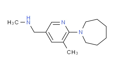 CAS No. 1355218-69-7, 1-(6-(Azepan-1-yl)-5-methylpyridin-3-yl)-N-methylmethanamine