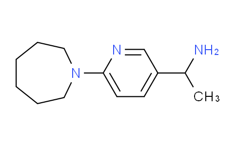 CAS No. 1355224-16-6, 1-(6-(Azepan-1-yl)pyridin-3-yl)ethanamine