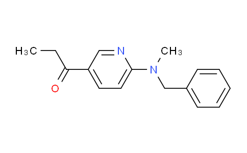 CAS No. 1355231-62-7, 1-(6-(Benzyl(methyl)amino)pyridin-3-yl)propan-1-one