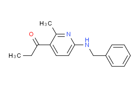 CAS No. 1355172-72-3, 1-(6-(Benzylamino)-2-methylpyridin-3-yl)propan-1-one