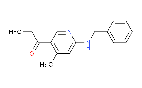CAS No. 1355178-79-8, 1-(6-(Benzylamino)-4-methylpyridin-3-yl)propan-1-one