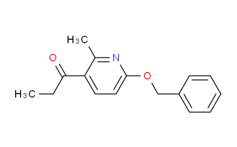 CAS No. 1355174-20-7, 1-(6-(Benzyloxy)-2-methylpyridin-3-yl)propan-1-one