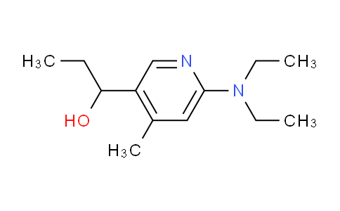 CAS No. 1355230-87-3, 1-(6-(Diethylamino)-4-methylpyridin-3-yl)propan-1-ol