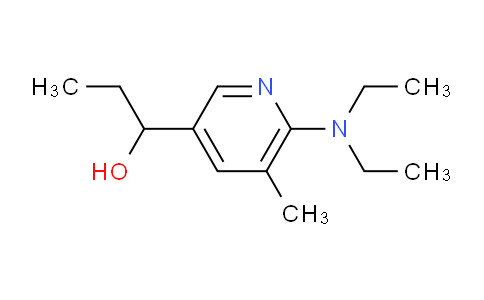 CAS No. 1355180-78-7, 1-(6-(Diethylamino)-5-methylpyridin-3-yl)propan-1-ol