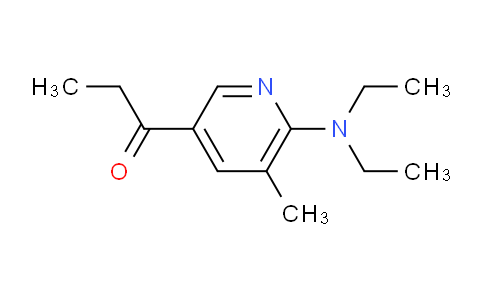 CAS No. 1355232-96-0, 1-(6-(Diethylamino)-5-methylpyridin-3-yl)propan-1-one