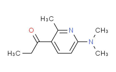 CAS No. 1355195-43-5, 1-(6-(Dimethylamino)-2-methylpyridin-3-yl)propan-1-one