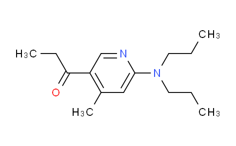 CAS No. 1355204-16-8, 1-(6-(Dipropylamino)-4-methylpyridin-3-yl)propan-1-one
