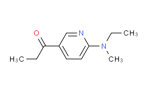 CAS No. 1355177-20-6, 1-(6-(Ethyl(methyl)amino)pyridin-3-yl)propan-1-one