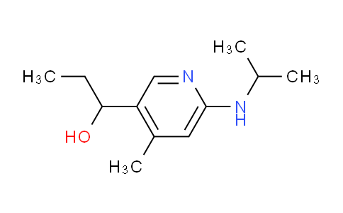 CAS No. 1355191-22-8, 1-(6-(Isopropylamino)-4-methylpyridin-3-yl)propan-1-ol