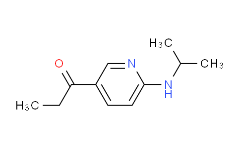 CAS No. 1355177-63-7, 1-(6-(Isopropylamino)pyridin-3-yl)propan-1-one