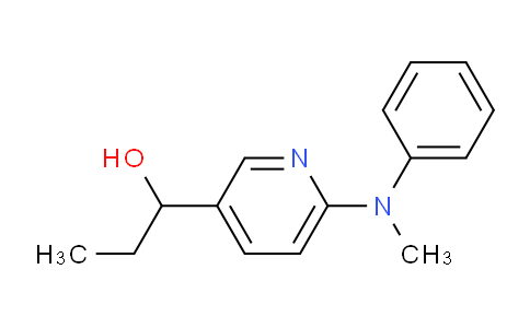 CAS No. 1355231-29-6, 1-(6-(Methyl(phenyl)amino)pyridin-3-yl)propan-1-ol