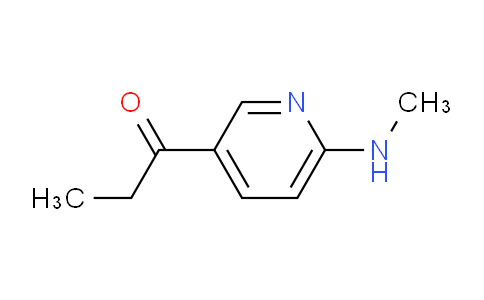 CAS No. 1355201-02-3, 1-(6-(Methylamino)pyridin-3-yl)propan-1-one