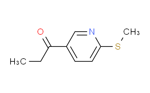 CAS No. 1355229-37-6, 1-(6-(Methylthio)pyridin-3-yl)propan-1-one