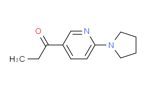 CAS No. 1355224-01-9, 1-(6-(Pyrrolidin-1-yl)pyridin-3-yl)propan-1-one