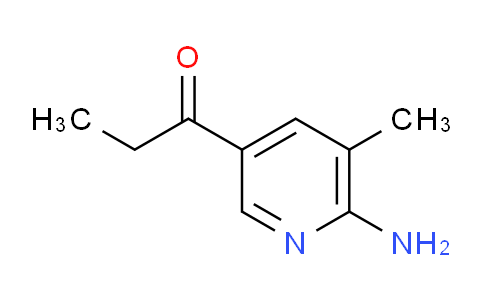 CAS No. 1355222-75-1, 1-(6-Amino-5-methylpyridin-3-yl)propan-1-one
