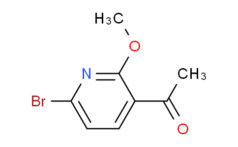 CAS No. 1310949-63-3, 1-(6-Bromo-2-methoxypyridin-3-yl)ethanone