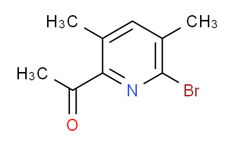 CAS No. 1421448-34-1, 1-(6-Bromo-3,5-dimethylpyridin-2-yl)ethanone