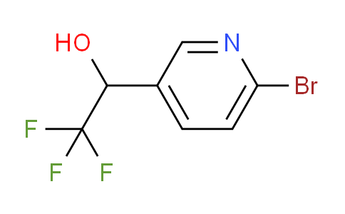 CAS No. 1188477-81-7, 1-(6-Bromopyridin-3-yl)-2,2,2-trifluoroethanol