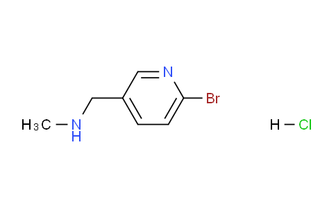 CAS No. 1353945-32-0, 1-(6-Bromopyridin-3-yl)-N-methylmethanamine hydrochloride