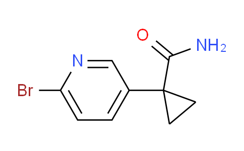 CAS No. 1447606-04-3, 1-(6-Bromopyridin-3-yl)cyclopropanecarboxamide
