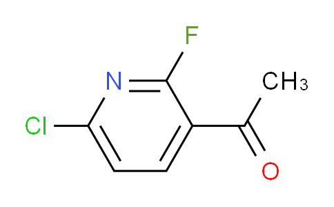 CAS No. 1260663-13-5, 1-(6-Chloro-2-fluoropyridin-3-yl)ethanone