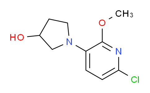 CAS No. 1467061-80-8, 1-(6-Chloro-2-methoxypyridin-3-yl)pyrrolidin-3-ol