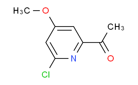 CAS No. 1256813-62-3, 1-(6-Chloro-4-methoxypyridin-2-yl)ethanone