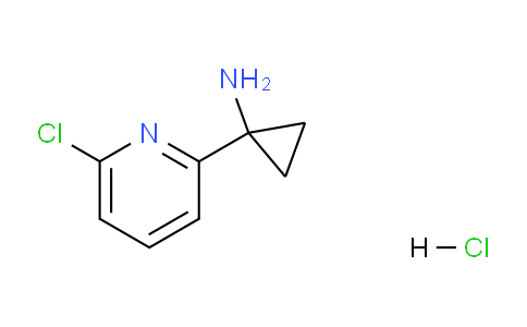 CAS No. 1384264-20-3, 1-(6-Chloropyridin-2-yl)cyclopropanamine hydrochloride