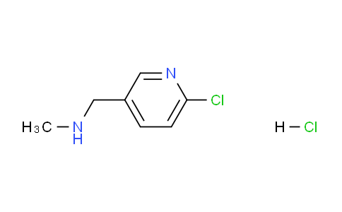 CAS No. 1353973-69-9, 1-(6-Chloropyridin-3-yl)-N-methylmethanamine hydrochloride